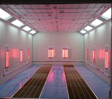 红外线烤漆房，电加热烤漆房