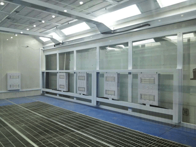 透明汽车烤漆房